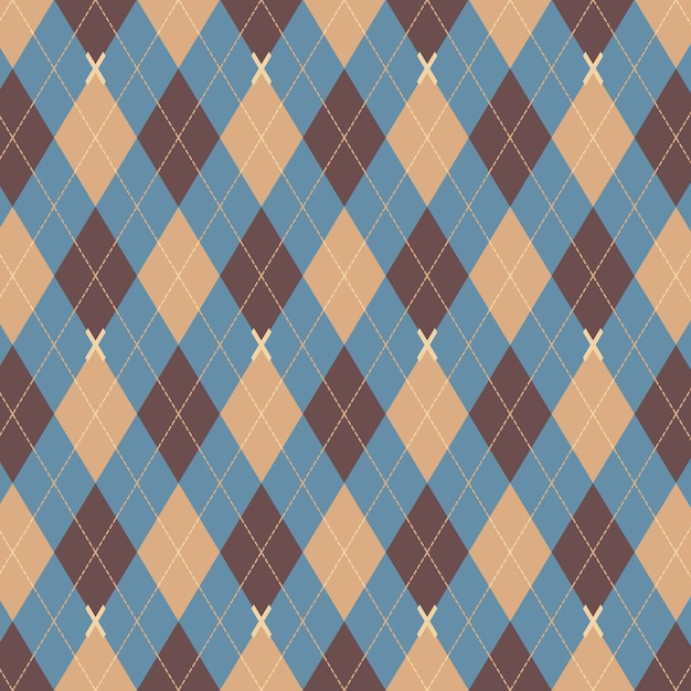 Free vector flat design geometric argyle pattern