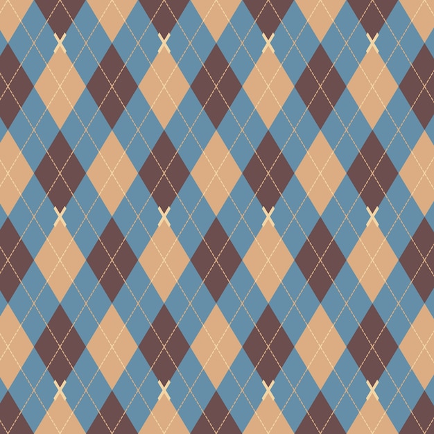 Free vector flat design geometric argyle pattern