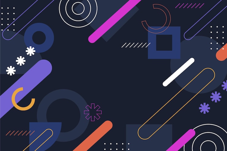 Free Vector flat design geometric dynaamic background