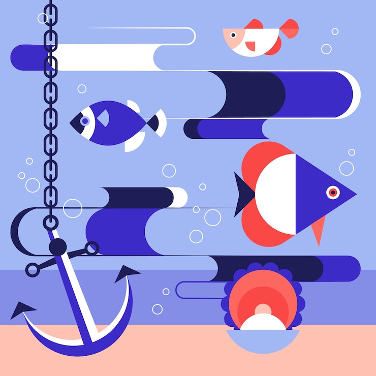 Free Vector flat design geometric illustration