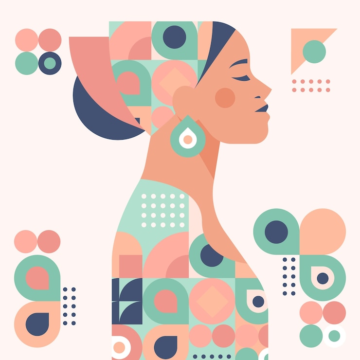 Free Vector flat design geometric pattern illustration