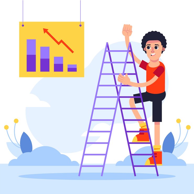 Free Vector flat design go further illustration