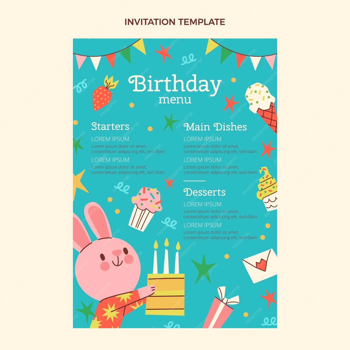 free-vector-flat-design-happy-birthday-poster-design