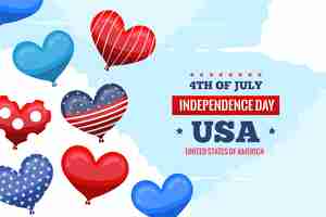 Бесплатное векторное изображение Концепция дизайна день независимости