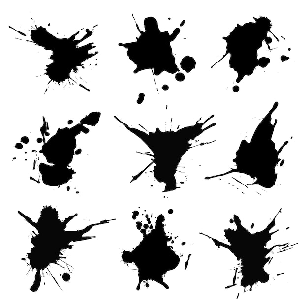 Black Ink Splash Images - Free Download on Freepik