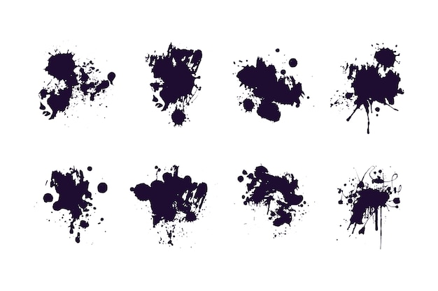 Free vector flat design ink splash element