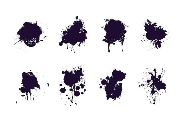 Free vector flat design ink splash element