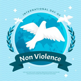 人との平和のイラストの国際デー 無料のベクター 人との平和のイラストの国際デー 無料のベクター
