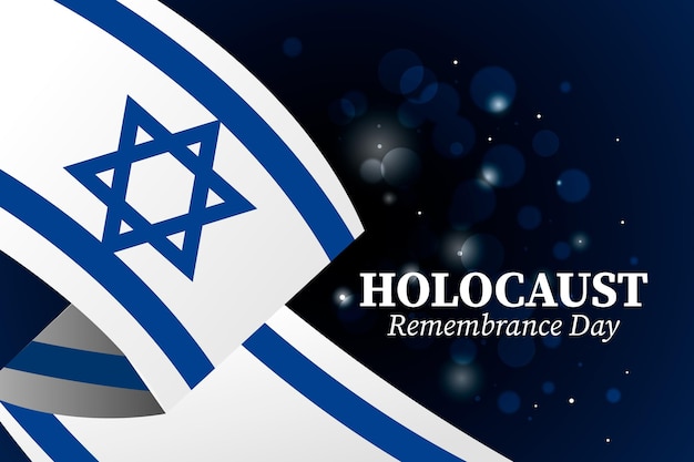 Free vector flat design international holocaust remembrance day