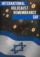 Free vector flat design international holocaust remembrance day