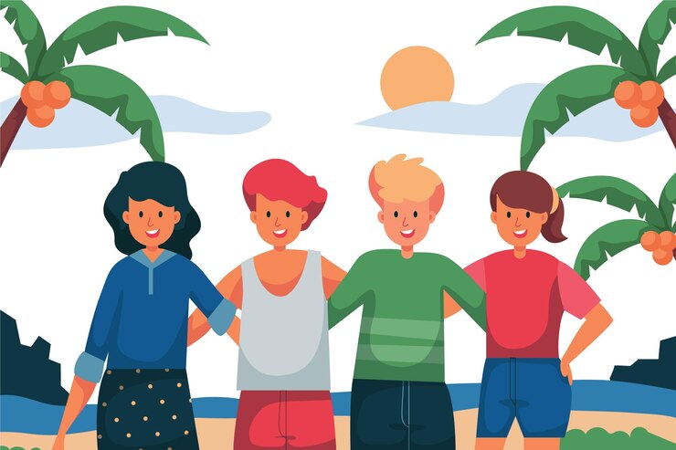 मुफ़्त वेक्टर flat design international human rights day