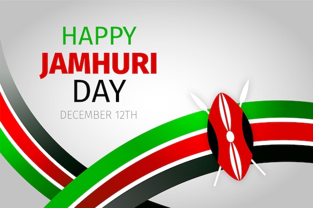 Flat design jamhuri day