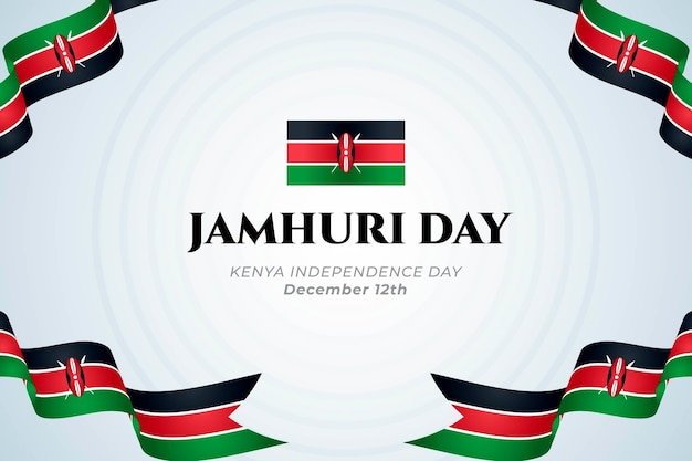 Free vector flat design jamhuri day