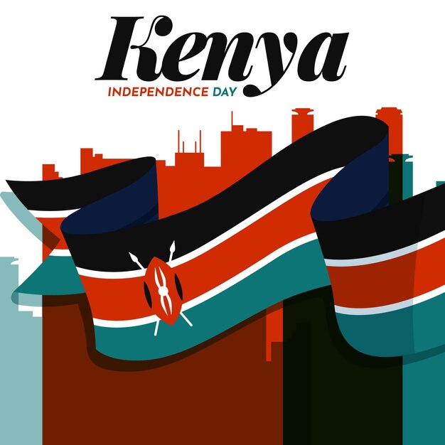 Flat design jamhuri day