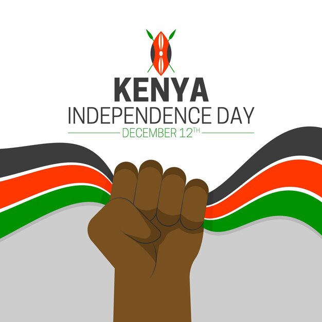 Flat design jamhuri day