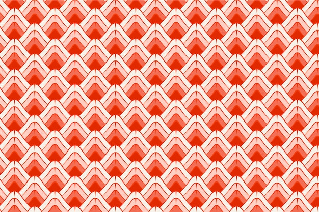 Free vector flat design japanese wave pattern illustration