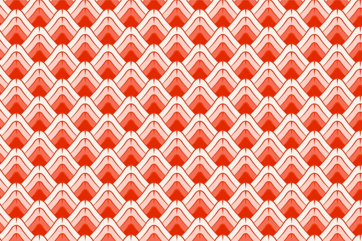 Free Vector flat design japanese wave pattern illustration