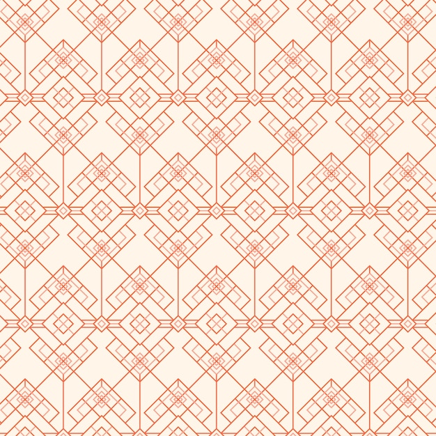Flat design korean pattern