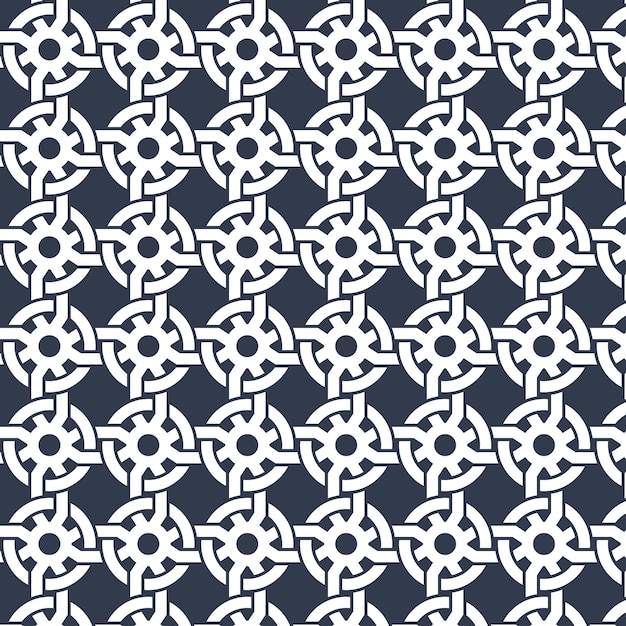 Flat design lattice pattern design