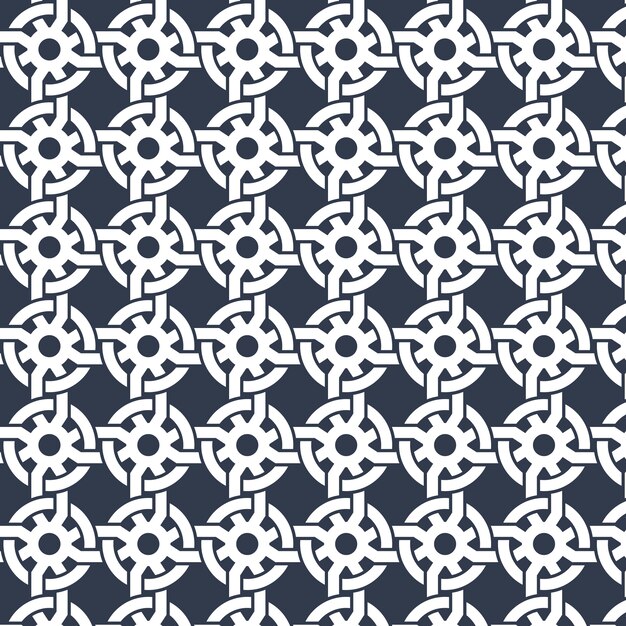 Flat design lattice pattern design