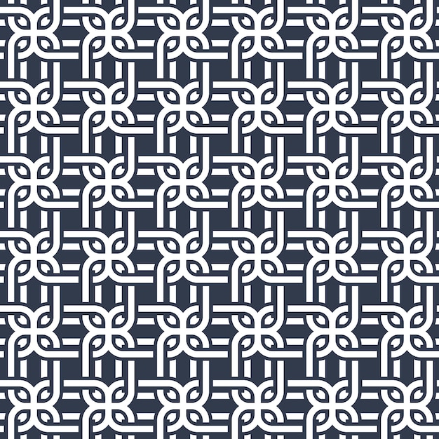 Flat design lattice pattern design