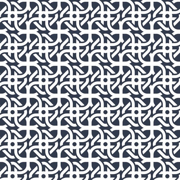 Flat design lattice pattern design