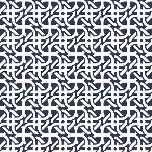 Flat design lattice pattern design