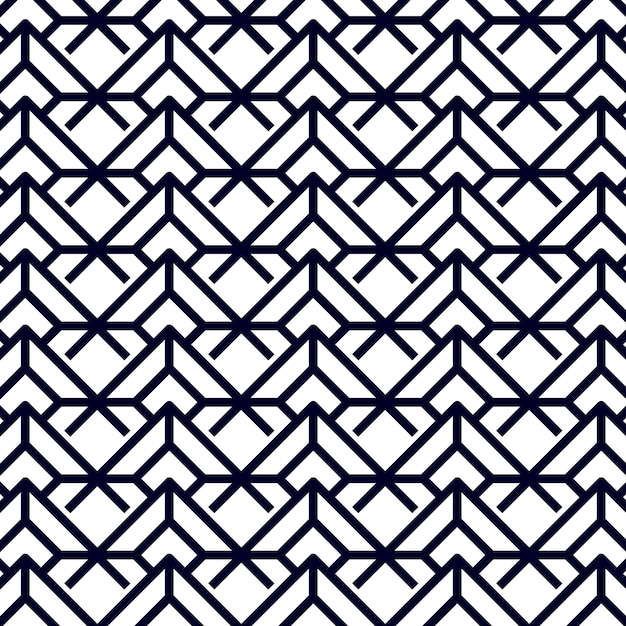 Flat design lattice pattern