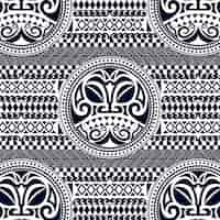 Free vector flat design maori tattoo pattern design