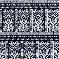 Free vector flat design maori tattoo pattern design