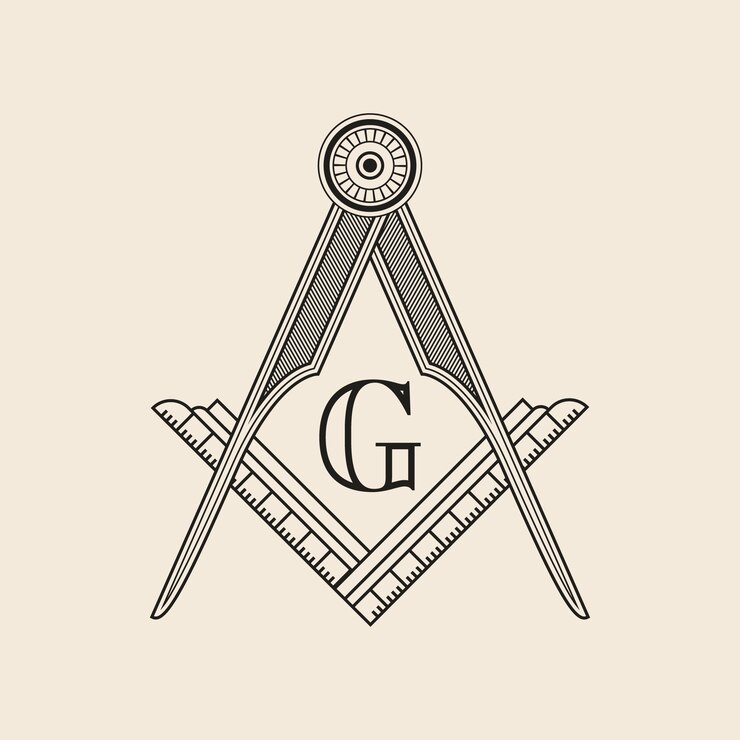 Free Vector flat design mason logo