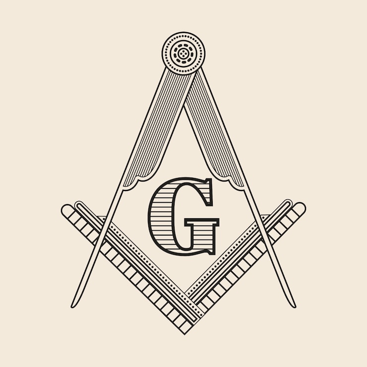 Free Vector flat design mason logo
