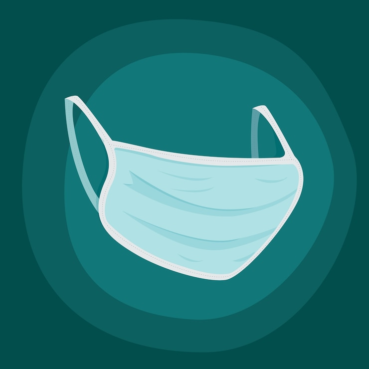 मुफ़्त वेक्टर flat design medical mask