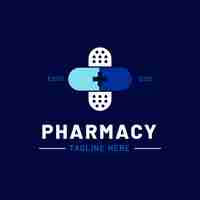 Free vector flat design medical and pharmacy symbol