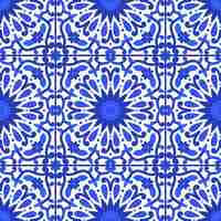 Free vector flat design mexican talavera pattern