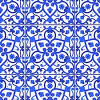 Free vector flat design mexican talavera pattern