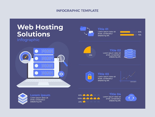 Vettore gratuito infografica tecnologia minimalista design piatto