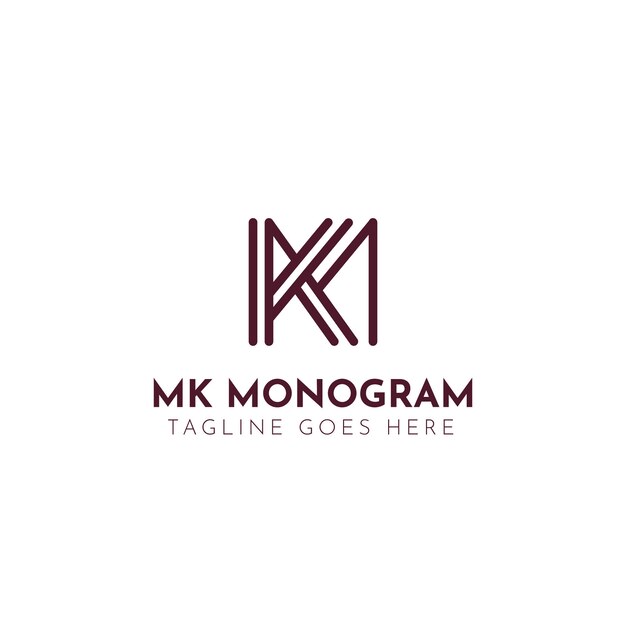 평면 디자인 mk 또는 km 템플릿