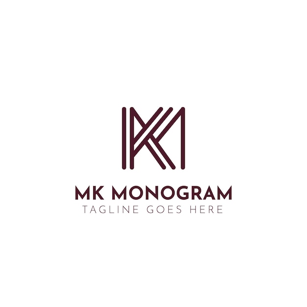 평면 디자인 mk 또는 km 템플릿