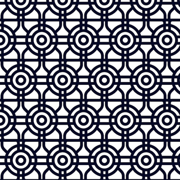 Flat design monochromatic pattern