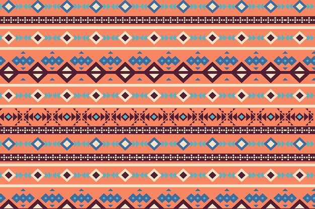 Flat design native american pattern