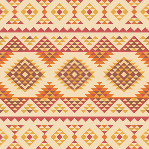 Flat design native american pattern
