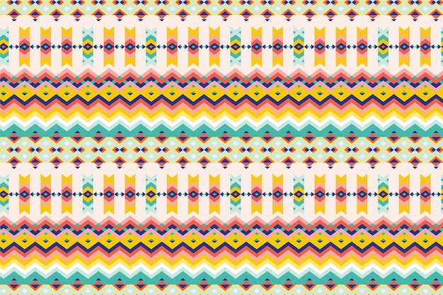 Free vector flat design native american pattern