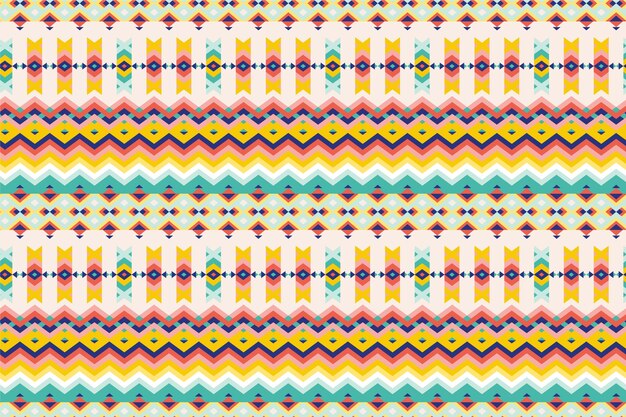 Flat design native american pattern