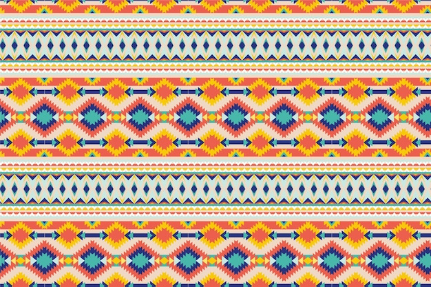 Flat design native american pattern