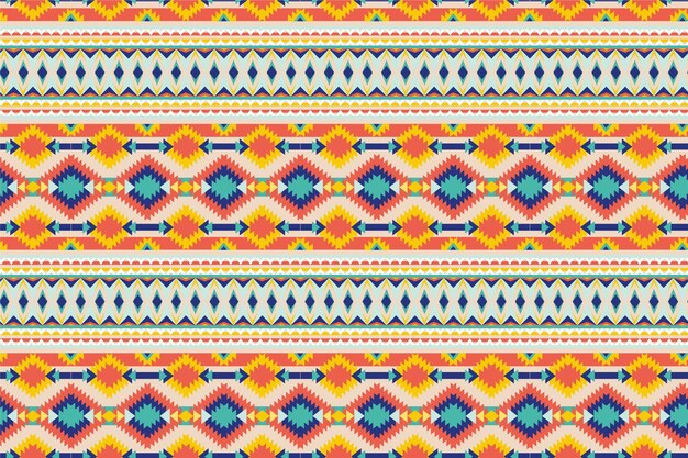 Flat design native american pattern