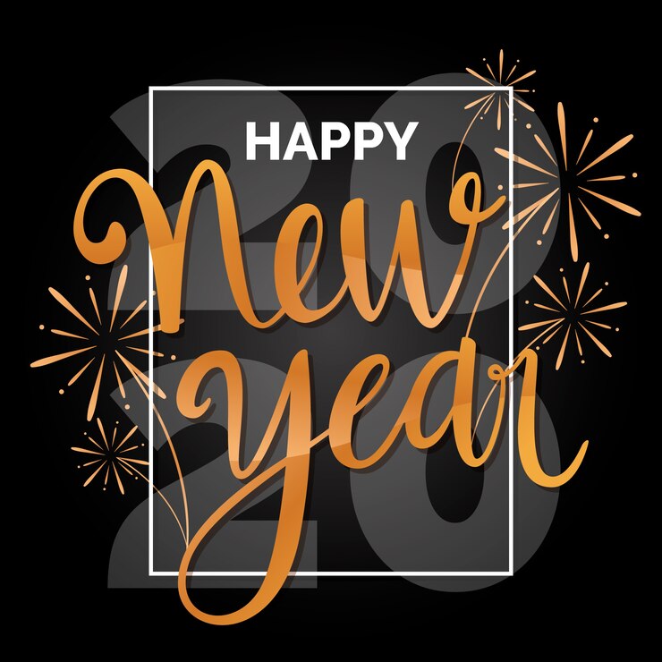 Free Vector flat design new year 2020 wallpaper