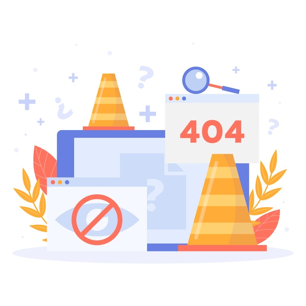 Free vector flat design no data illustration