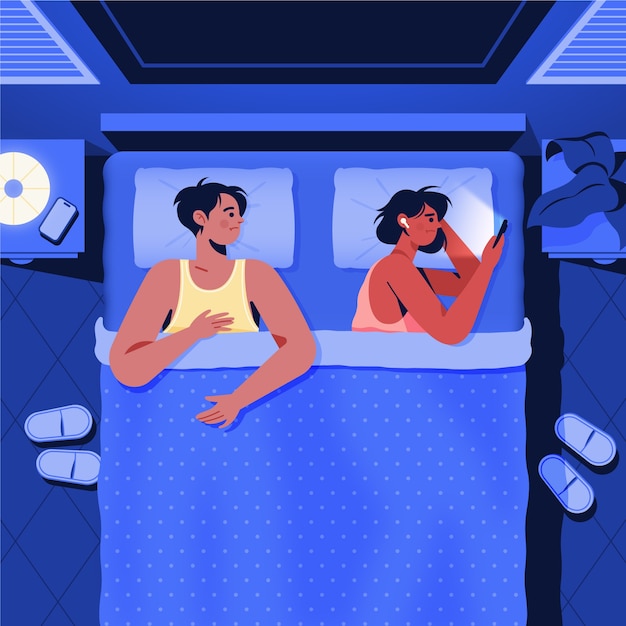 Flat design no sex illustration