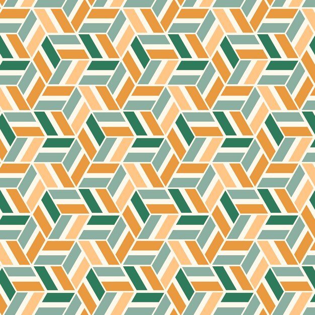 Flat design nordic pattern design